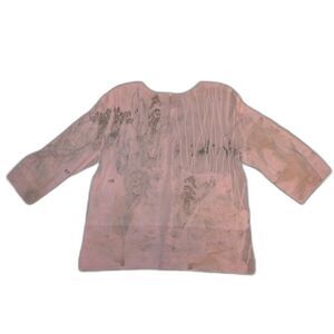Gigi Renee B.NOMADd.com Asheville Eco Print natural dyes Pull over Top M